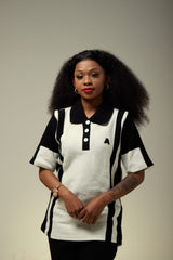 WOMEN'S BLACK/ WHITE GOLFER