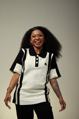 WOMEN'S BLACK/ WHITE GOLFER