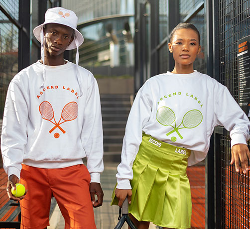 Ascend Label premium mega menu sweaters