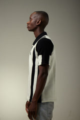 MEN'S BLACK/ WHITE GOLFER