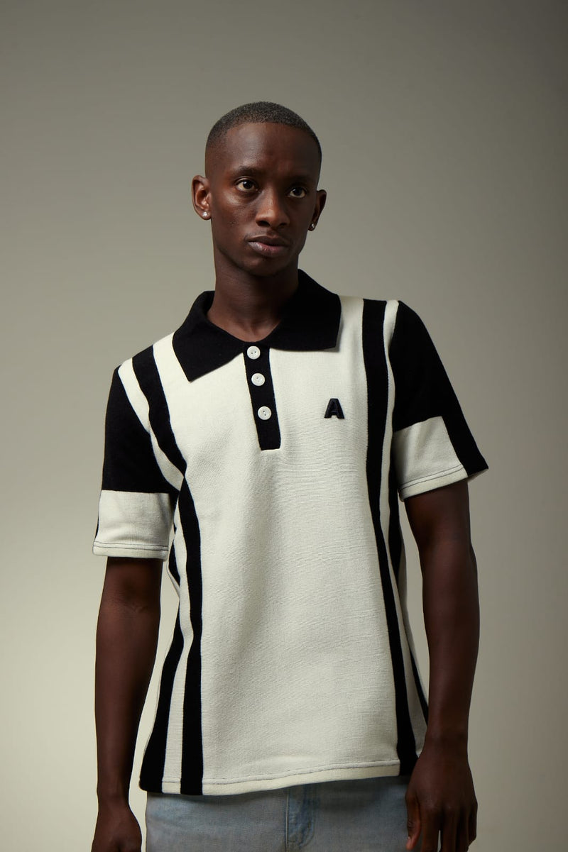 MEN'S BLACK/ WHITE GOLFER