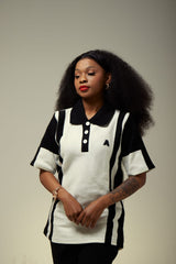 WOMEN'S BLACK/ WHITE GOLFER