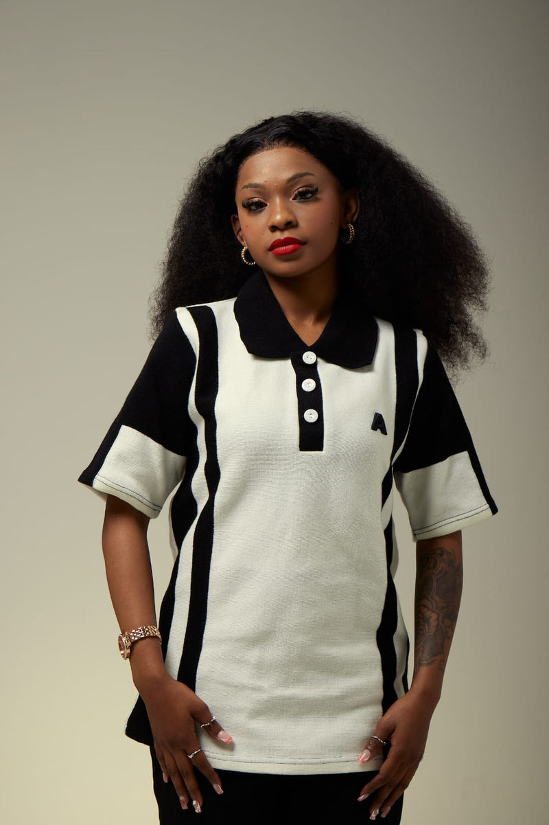 WOMEN'S BLACK/ WHITE GOLFER