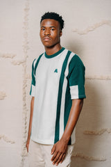 MEN'S GREEN/ WHITE SWEATER