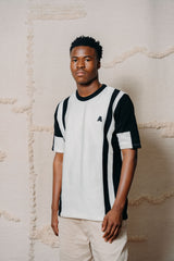 MEN'S BLACK/ WHITE SWEATER