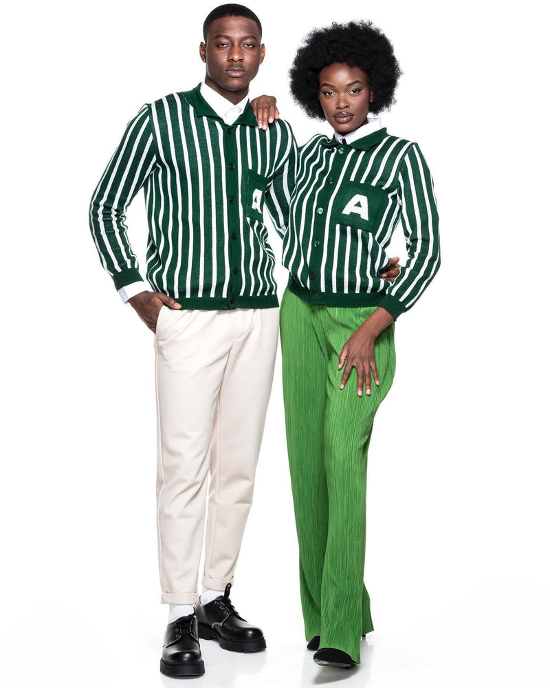 Women's Green Cardigan