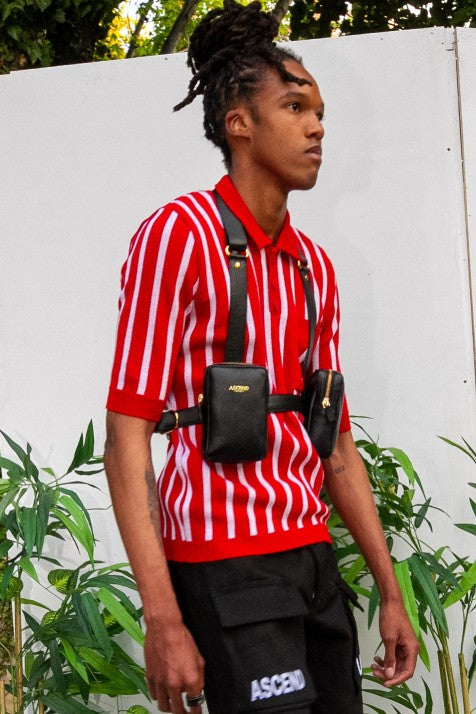 LEATHER HARNESS BAG