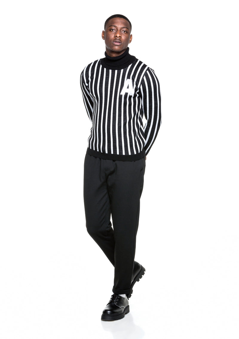 Men's Black Turtle Neck